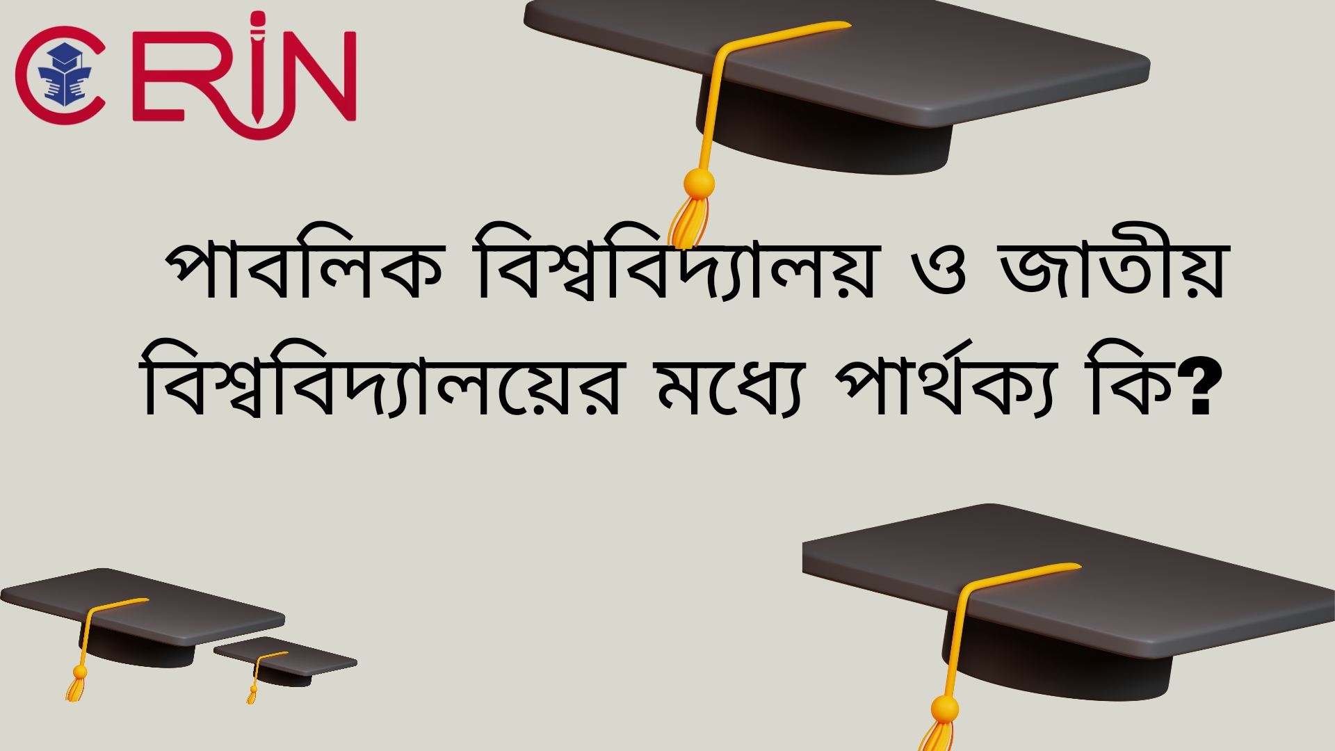 পাবলিক বিশ্ববিদ্যালয় ও জাতীয় বিশ্ববিদ্যালয়ের মধ্যে পার্থক্য কি? 